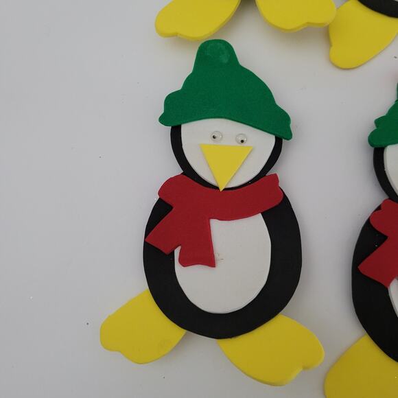 Cute Penguin Magnets - Holiday Decor, Set of 4 - Picture 6 of 8